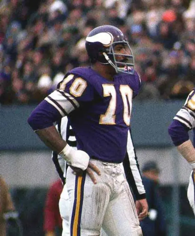 JIM MARSHALL Minnesota Vikings 1969 Throwback Home NFL Football Jersey 