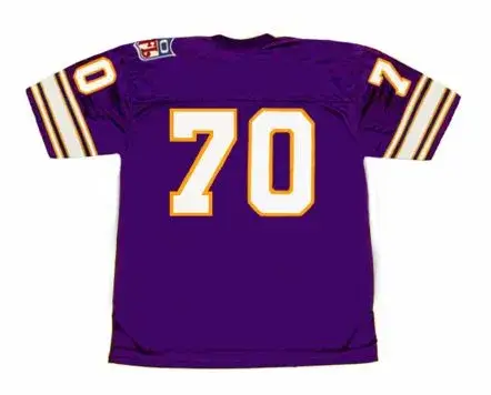 JIM MARSHALL Minnesota Vikings 1969 Throwback Home NFL Football Jersey 