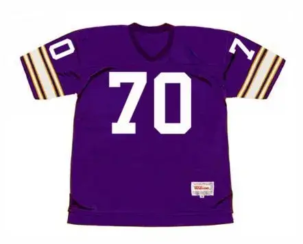 JIM MARSHALL Minnesota Vikings 1975 Home Throwback NFL Football Jersey