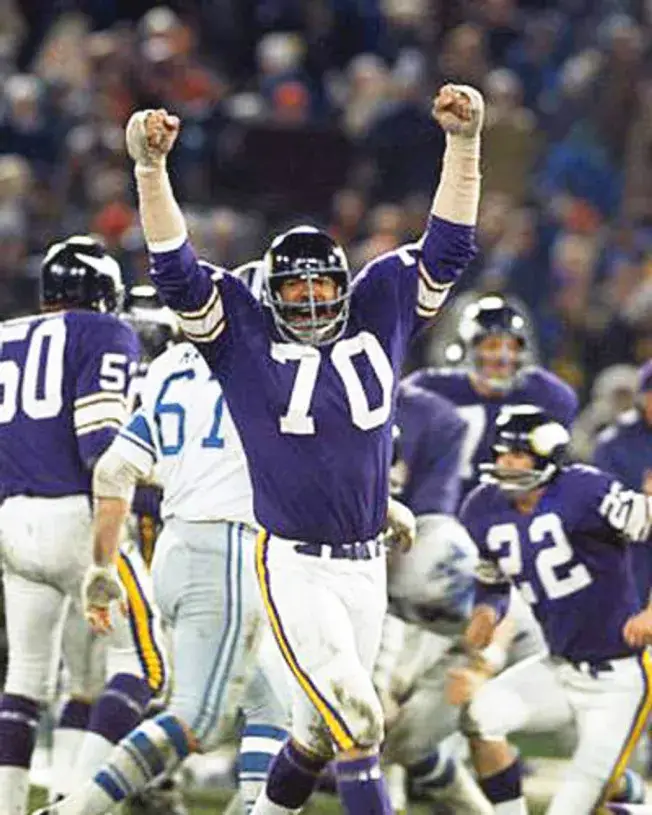JIM MARSHALL Minnesota Vikings 1975 Home Throwback NFL Football Jersey 