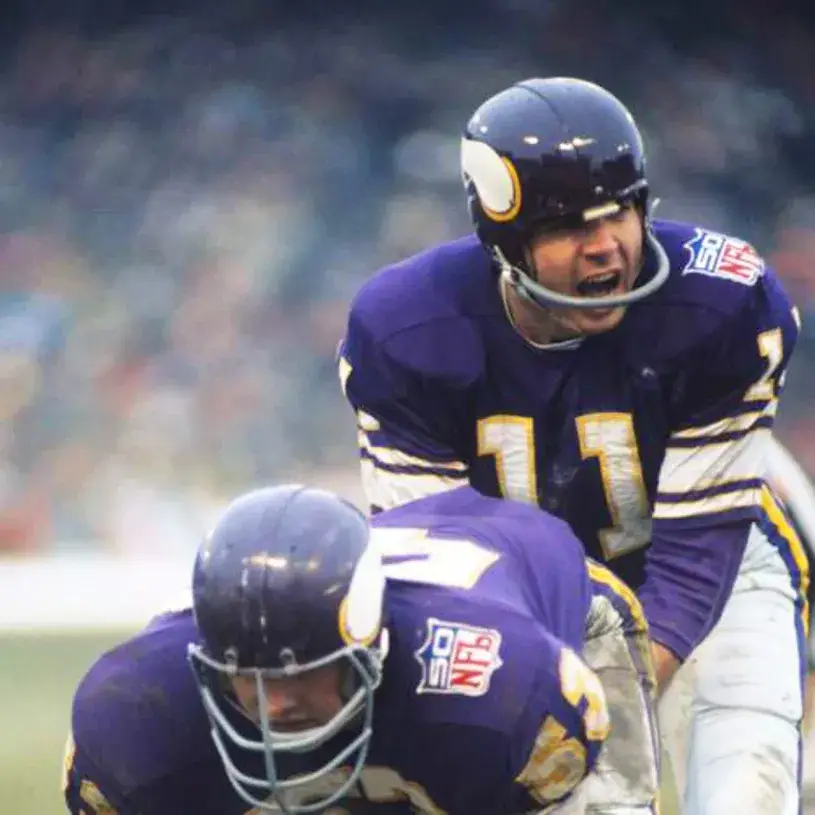 JOE KAPP Minnesota Vikings 1969 Throwback Home NFL Football Jersey 