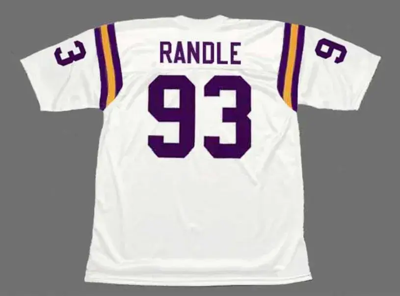 JOHN RANDLE Minnesota Vikings 1994 Throwback Away NFL Football Jersey 