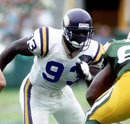 JOHN RANDLE Minnesota Vikings 1994 Throwback Away NFL Football Jersey 