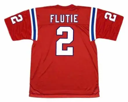 DOUG FLUTIE New England Patriots 1989 Throwback NFL Football Jersey 
