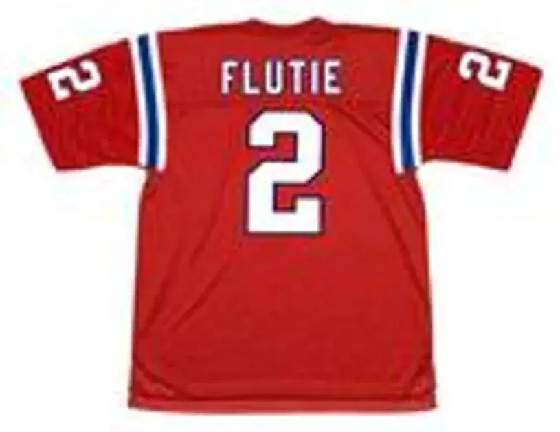 DOUG FLUTIE New England Patriots 1989 Throwback NFL Football Jersey 
