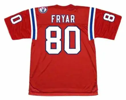 IRVING FRYAR New England Patriots 1984 Throwback Home NFL Football Jersey 