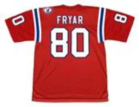 IRVING FRYAR New England Patriots 1984 Throwback Home NFL Football Jersey 
