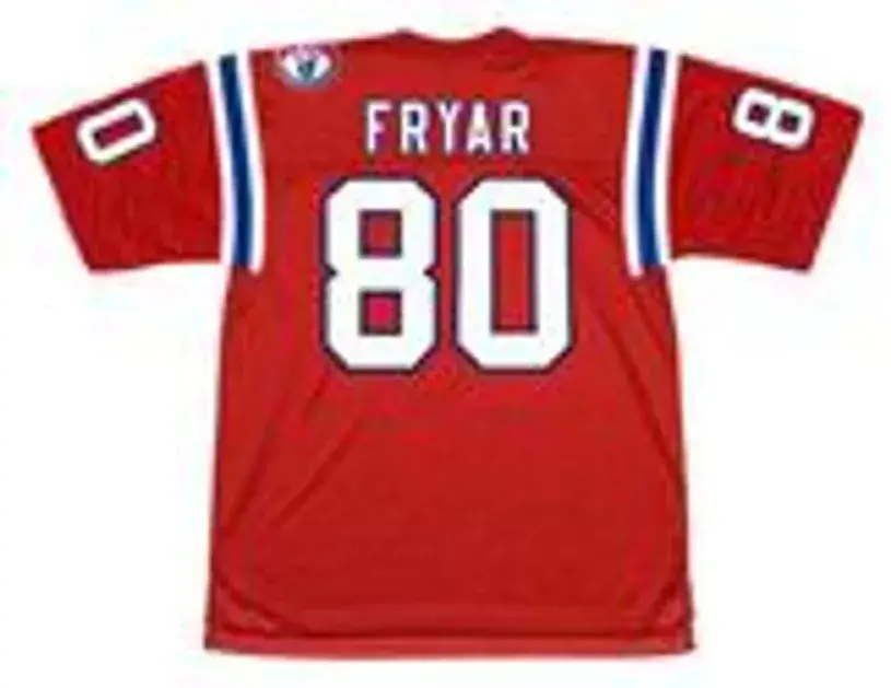 IRVING FRYAR New England Patriots 1984 Throwback Home NFL Football Jersey 