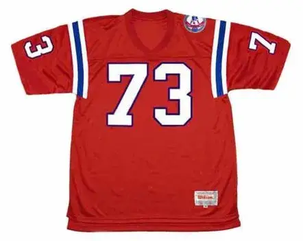 JOHN HANNAH New England Patriots 1984 Throwback Home NFL Football Jersey