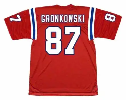 ROB GRONKOWSKI New England Patriots 2012 Throwback NFL Football Jersey 