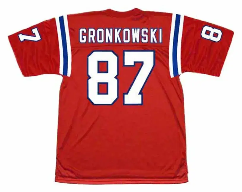 ROB GRONKOWSKI New England Patriots 2012 Throwback NFL Football Jersey 