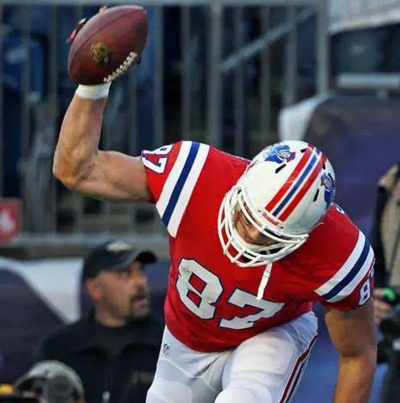 ROB GRONKOWSKI New England Patriots 2012 Throwback NFL Football Jersey 
