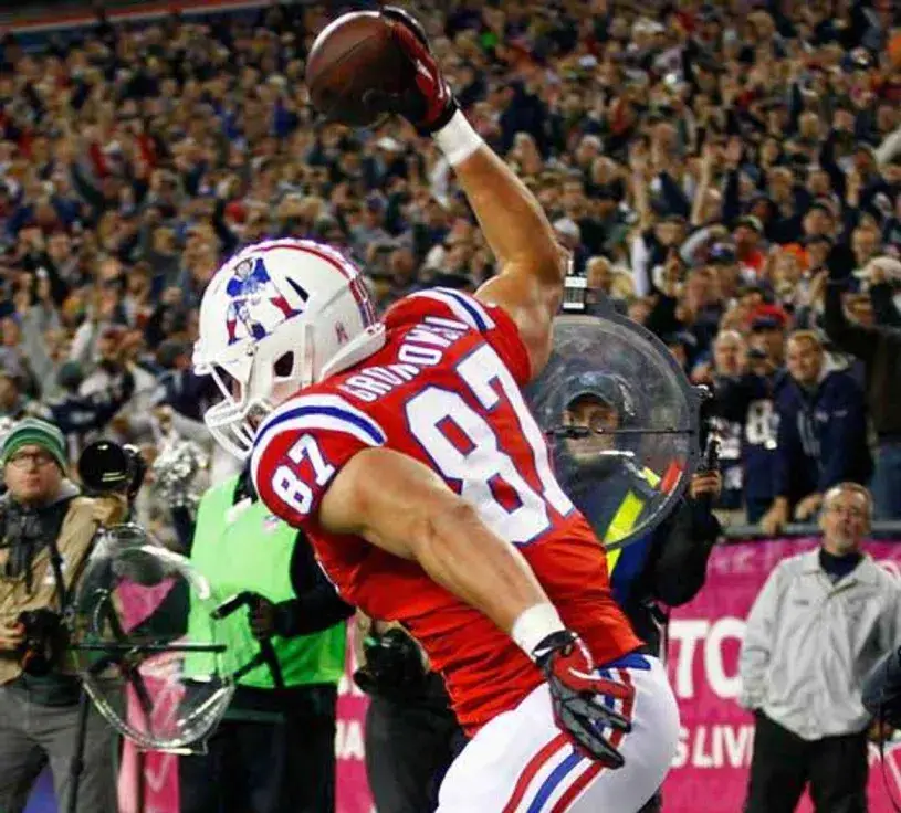 ROB GRONKOWSKI New England Patriots 2012 Throwback NFL Football Jersey 