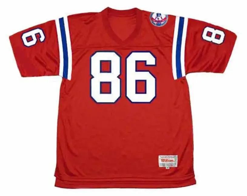 STANLEY MORGAN New England Patriots 1984 Throwback Home NFL Football Jersey