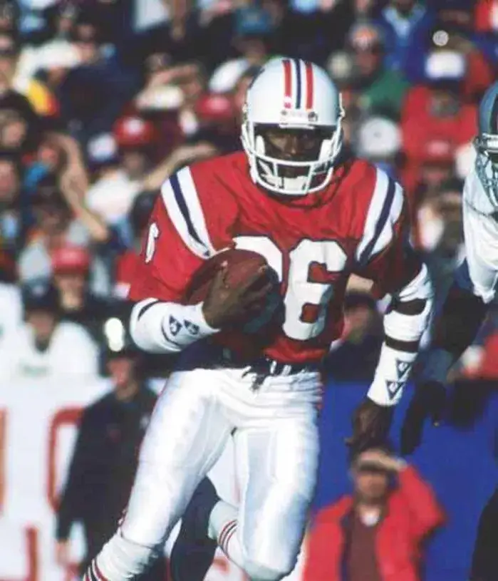 STANLEY MORGAN New England Patriots 1984 Throwback Home NFL Football Jersey 