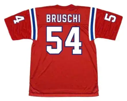 TEDY BRUSCHI New England Patriots 2002 Throwback NFL Football Jersey 