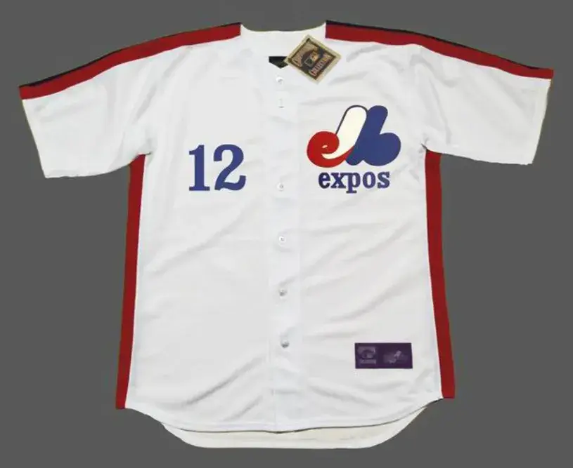 TOM BRADY Montreal Expos 1990’s Majestic Throwback Baseball Jersey