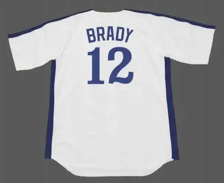 TOM BRADY Montreal Expos 1990’s Majestic Throwback Baseball Jersey 