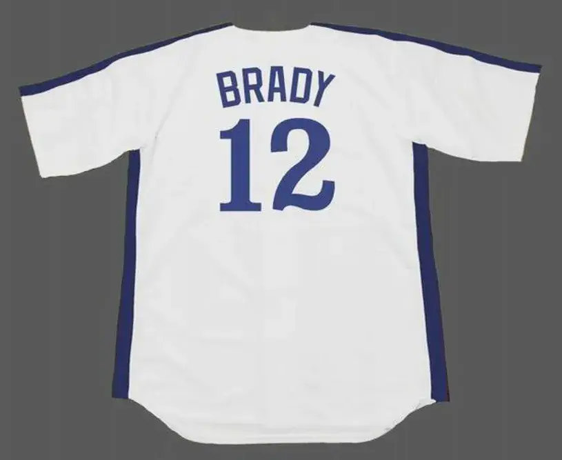 TOM BRADY Montreal Expos 1990’s Majestic Throwback Baseball Jersey 