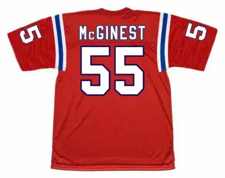 WILLIE McGINEST New England Patriots 2002 Throwback NFL Football Jersey 
