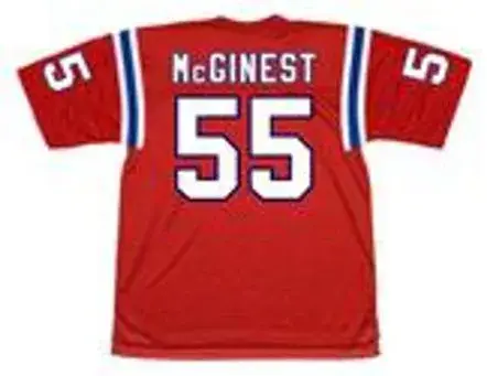 WILLIE McGINEST New England Patriots 2002 Throwback NFL Football Jersey 