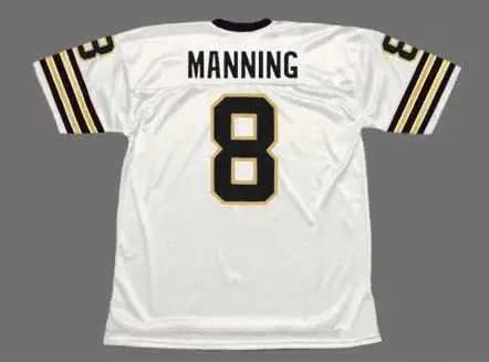 ARCHIE MANNING New Orleans Saints 1979 Throwback NFL Football Jersey 