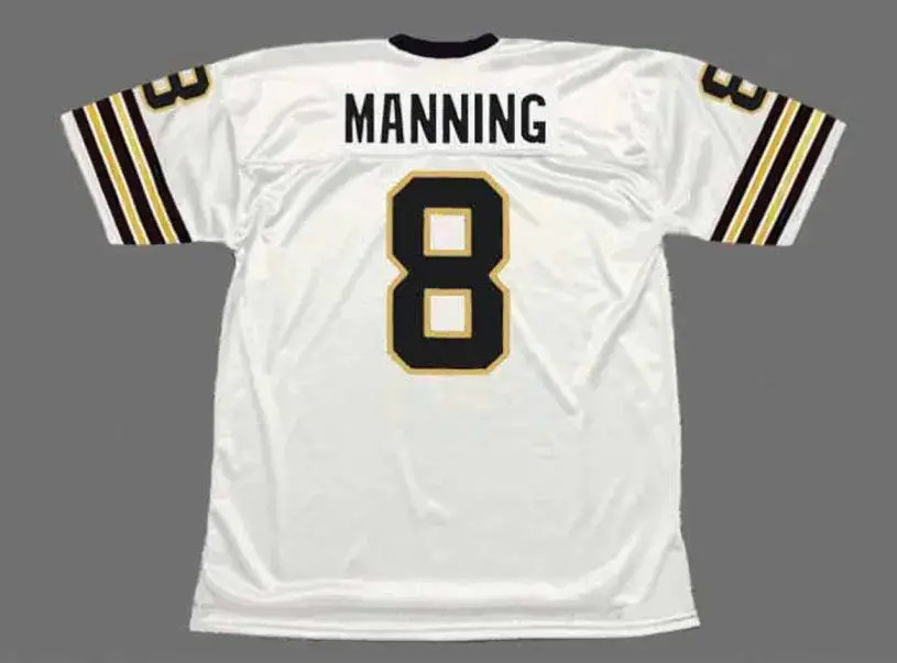 ARCHIE MANNING New Orleans Saints 1979 Throwback NFL Football Jersey 