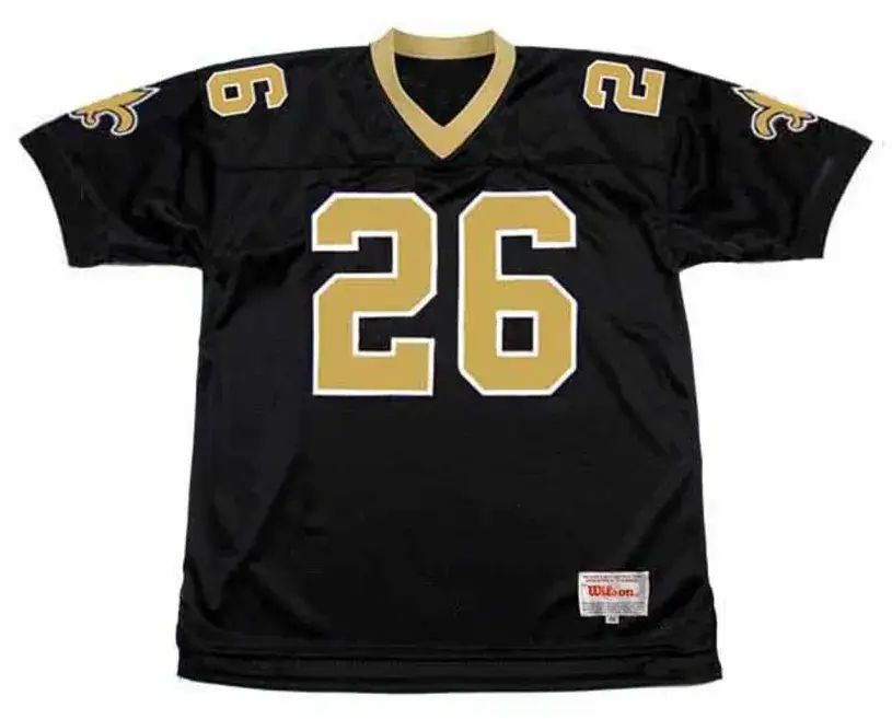 DEUCE McALLISTER New Orleans Saints 2003 Throwback Home NFL Football Jersey