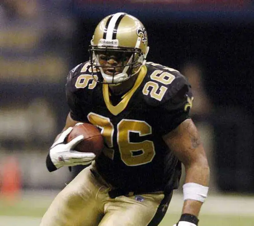 DEUCE McALLISTER New Orleans Saints 2003 Throwback Home NFL Football Jersey 