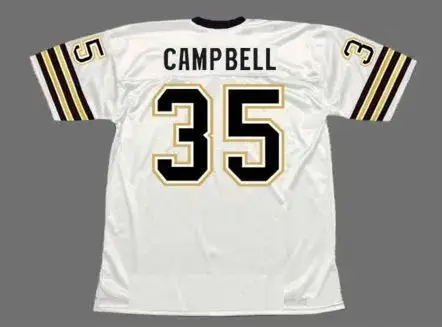 EARL CAMPBELL New Orleans Saints 1985 Throwback NFL Football Jersey 