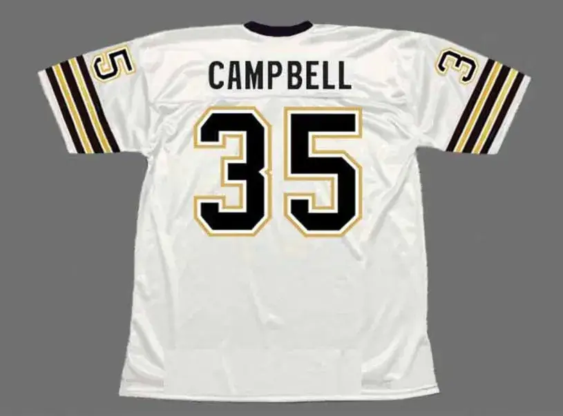 EARL CAMPBELL New Orleans Saints 1985 Throwback NFL Football Jersey 