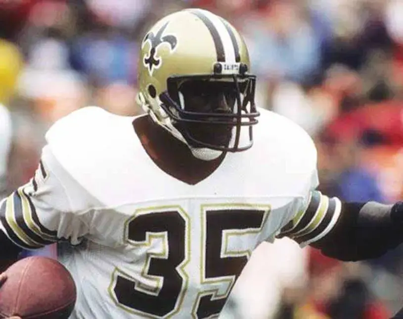 EARL CAMPBELL New Orleans Saints 1985 Throwback NFL Football Jersey 