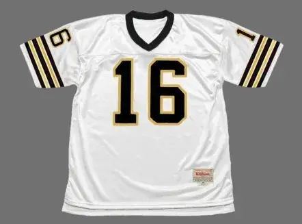 KEN STABLER New Orleans Saints 1982 Throwback NFL Football Jersey