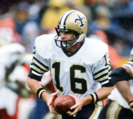 KEN STABLER New Orleans Saints 1982 Throwback NFL Football Jersey 