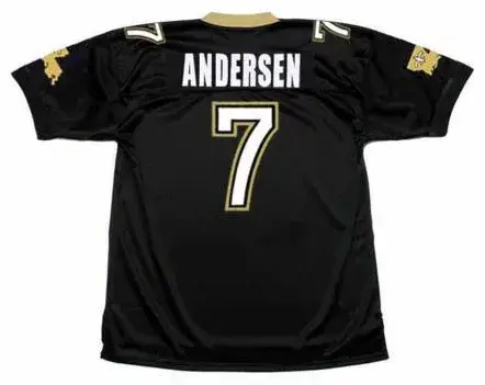 MORTEN ANDERSEN New Orleans Saints 1991 Throwback Home NFL Football Jersey 