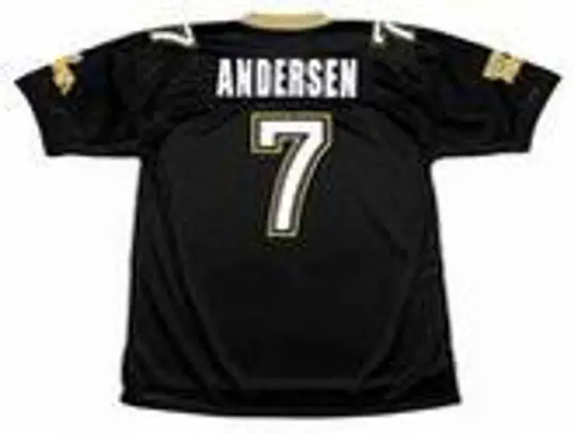 MORTEN ANDERSEN New Orleans Saints 1991 Throwback Home NFL Football Jersey 