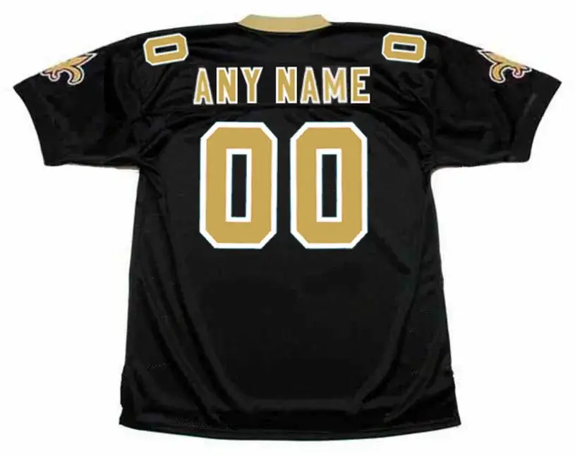 NEW ORLEANS SAINTS 1990’s Throwback Home NFL Jersey Customized “Any Name & Number(s)” 