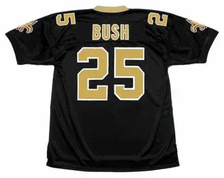 REGGIE BUSH New Orleans Saints 2008 Throwback Home NFL Football Jersey 