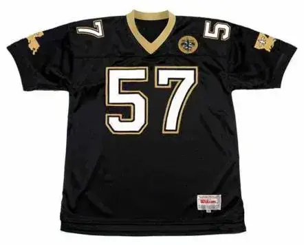 RICKEY JACKSON New Orleans Saints 1991 Throwback Home NFL Football Jersey