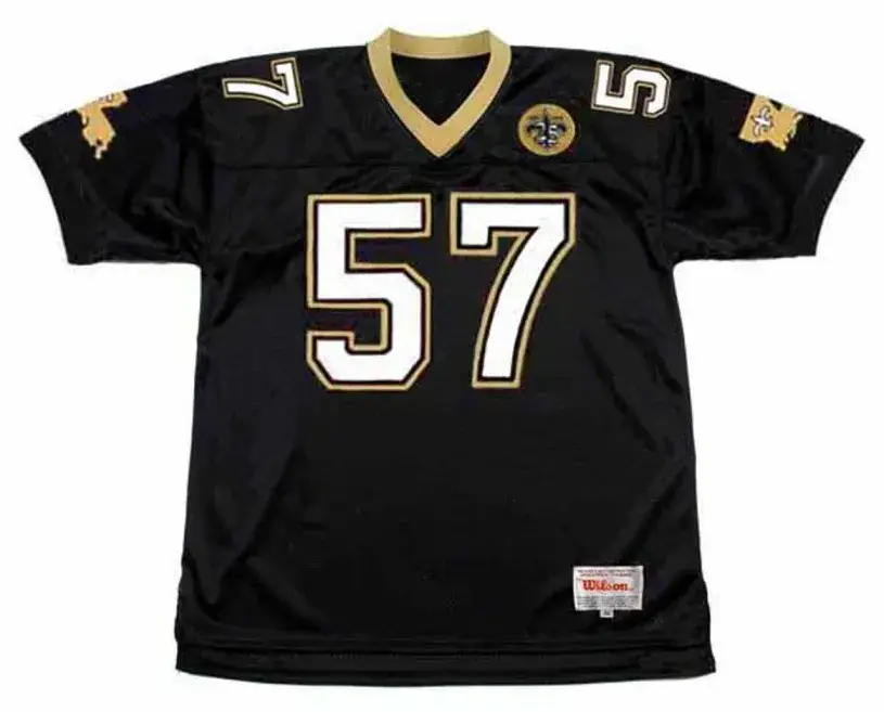 RICKEY JACKSON New Orleans Saints 1991 Throwback Home NFL Football Jersey