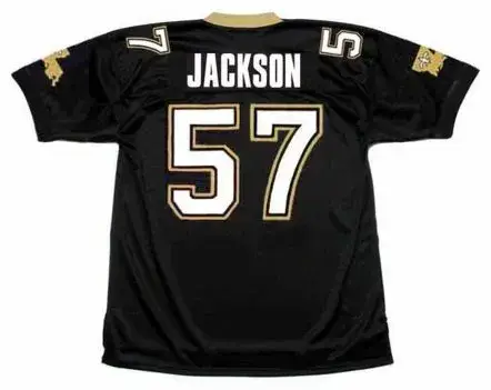 RICKEY JACKSON New Orleans Saints 1991 Throwback Home NFL Football Jersey 