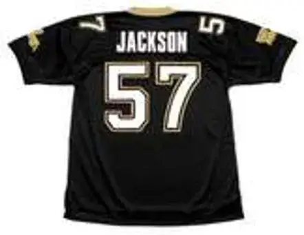 RICKEY JACKSON New Orleans Saints 1991 Throwback Home NFL Football Jersey 
