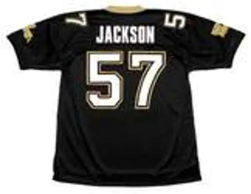 RICKEY JACKSON New Orleans Saints 1991 Throwback Home NFL Football Jersey 
