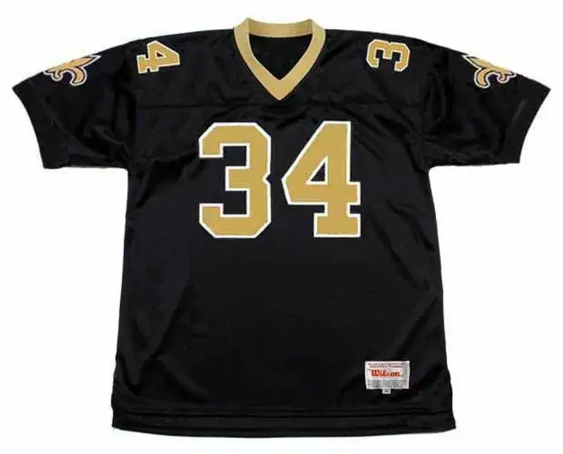 RICKY WILLIAMS New Orleans Saints 1999 Throwback Home NFL Football Jersey