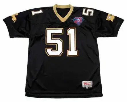 SAM MILLS New Orleans Saints 1994 Throwback Home NFL Football Jersey