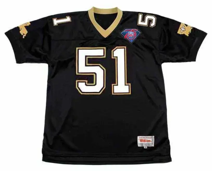 SAM MILLS New Orleans Saints 1994 Throwback Home NFL Football Jersey