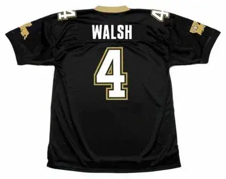STEVE WALSH New Orleans Saints 1991 Throwback Home NFL Football Jersey 