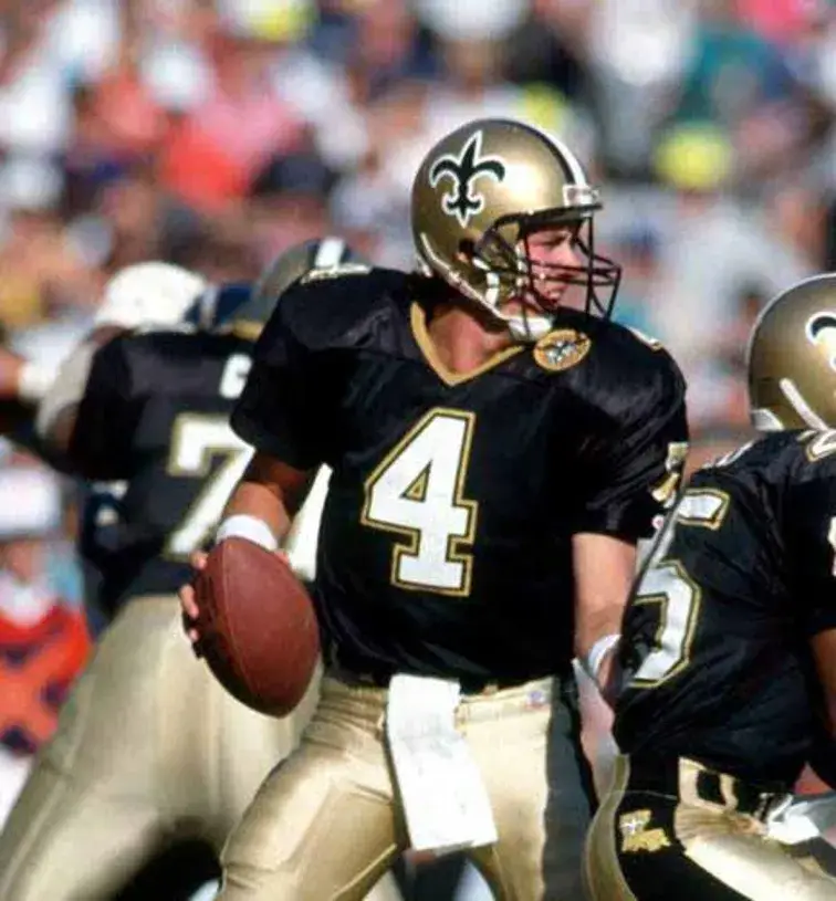 STEVE WALSH New Orleans Saints 1991 Throwback Home NFL Football Jersey 