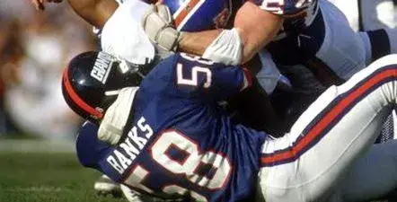 CARL BANKS New York Giants 1988 Throwback Home NFL Football Jersey 