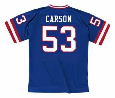 HARRY CARSON New York Giants 1988 Throwback Home NFL Football Jersey 